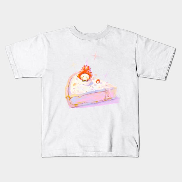 Birthday Bunny Kids T-Shirt by happyyu